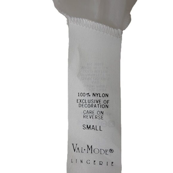 Vtg Val Mode Ivory Sheer Lace Mesh Maxi Negligee Robe S Bridal Old Hollywood - Picture 9 of 10